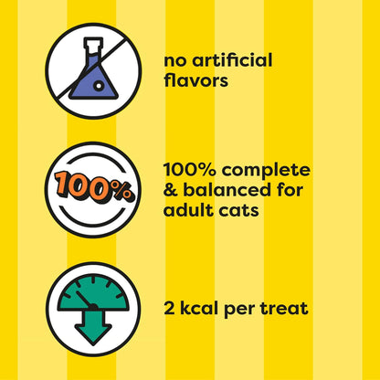 Jumbo Stuff Crunchy and Soft Cat Treats, Tempting Tuna Flavor, 5.3 Oz. Pouch (Pack of 10)