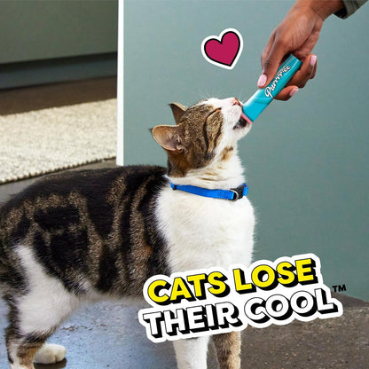 Creamy Puree Squeezable Lickable Wet Cat Treats with Tuna, 0.42 Oz. Tubes, 4 Count, Pack of 11 (44 Total)